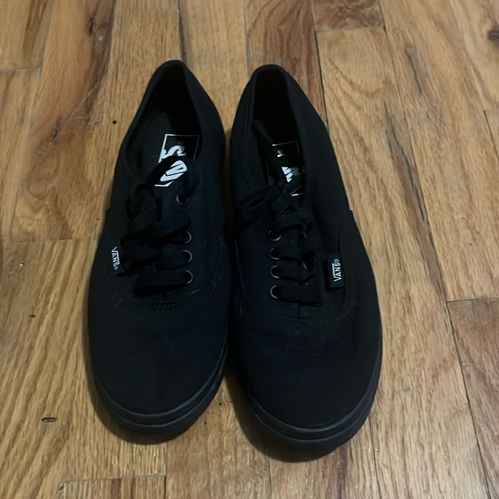 Black ankle vans
